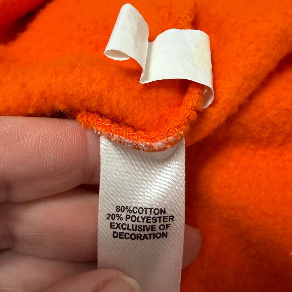 VTG League Syracuse University Orange Hoodie Felt Logo Hoodie Collegiate Large - Picture 6 of 8